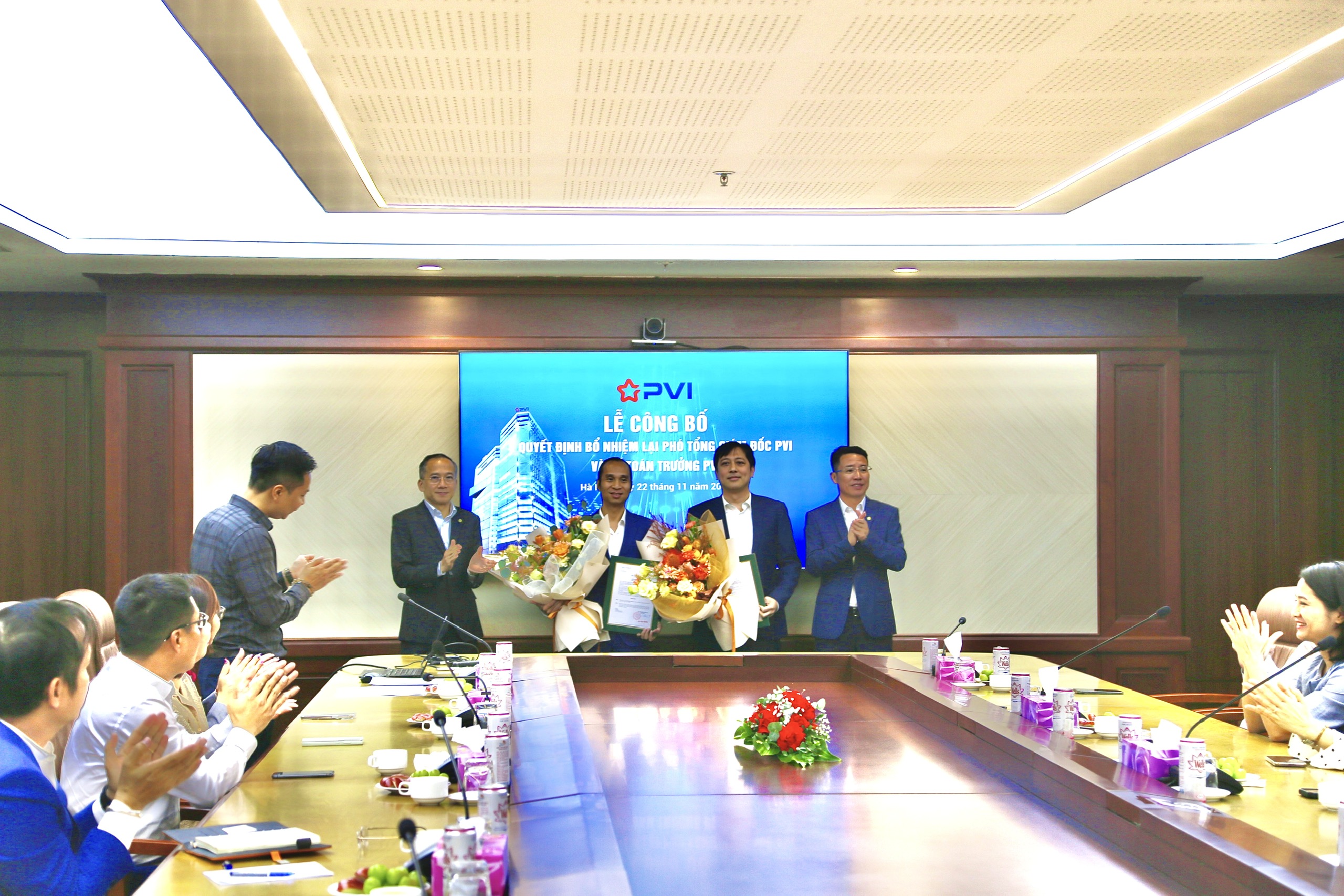 Công ty Cổ phần PVI tổ chức lễ tái bổ nhiệm nhân sự cấp cao