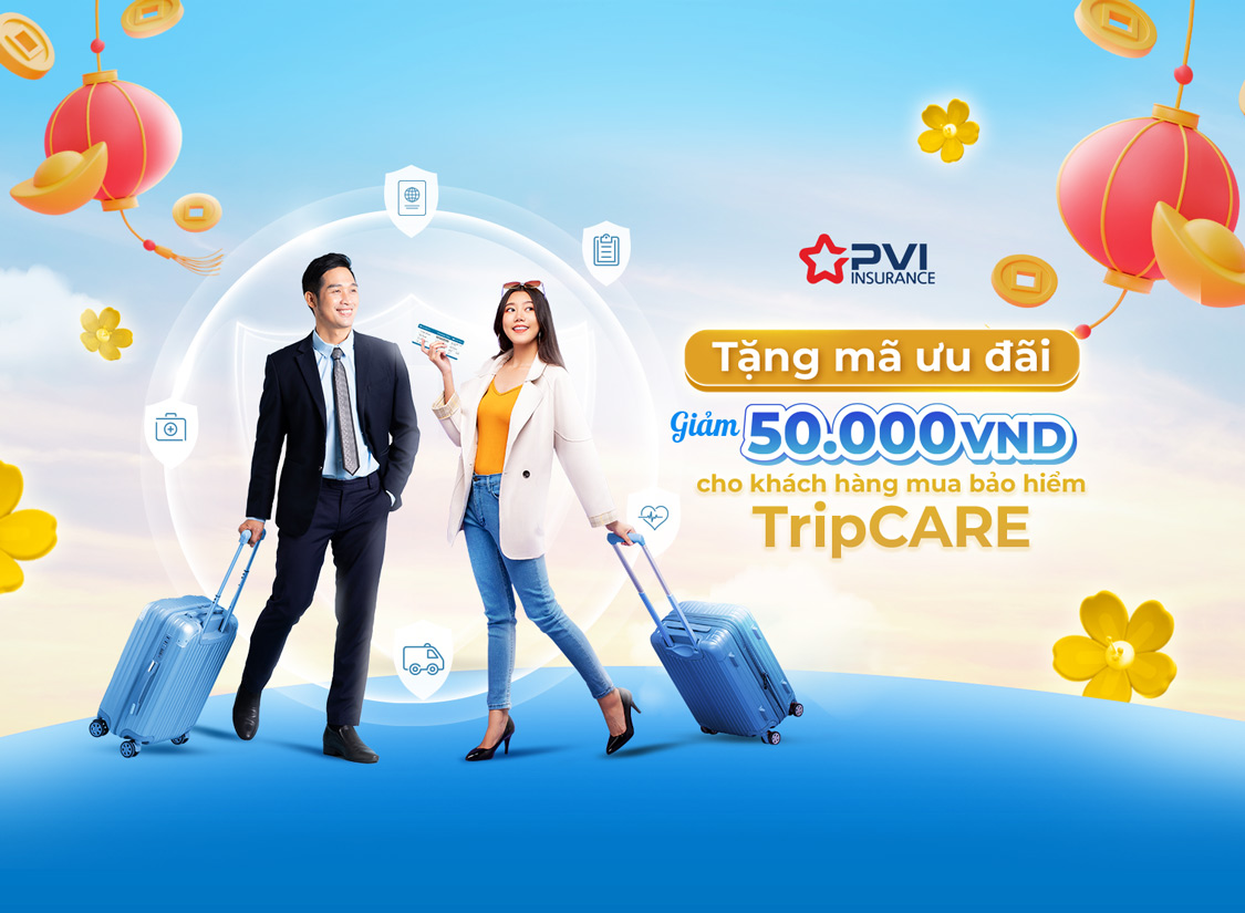 Bảo hiểm PVI tung khuyến mại với Bảo hiểm du lịch TripCARE